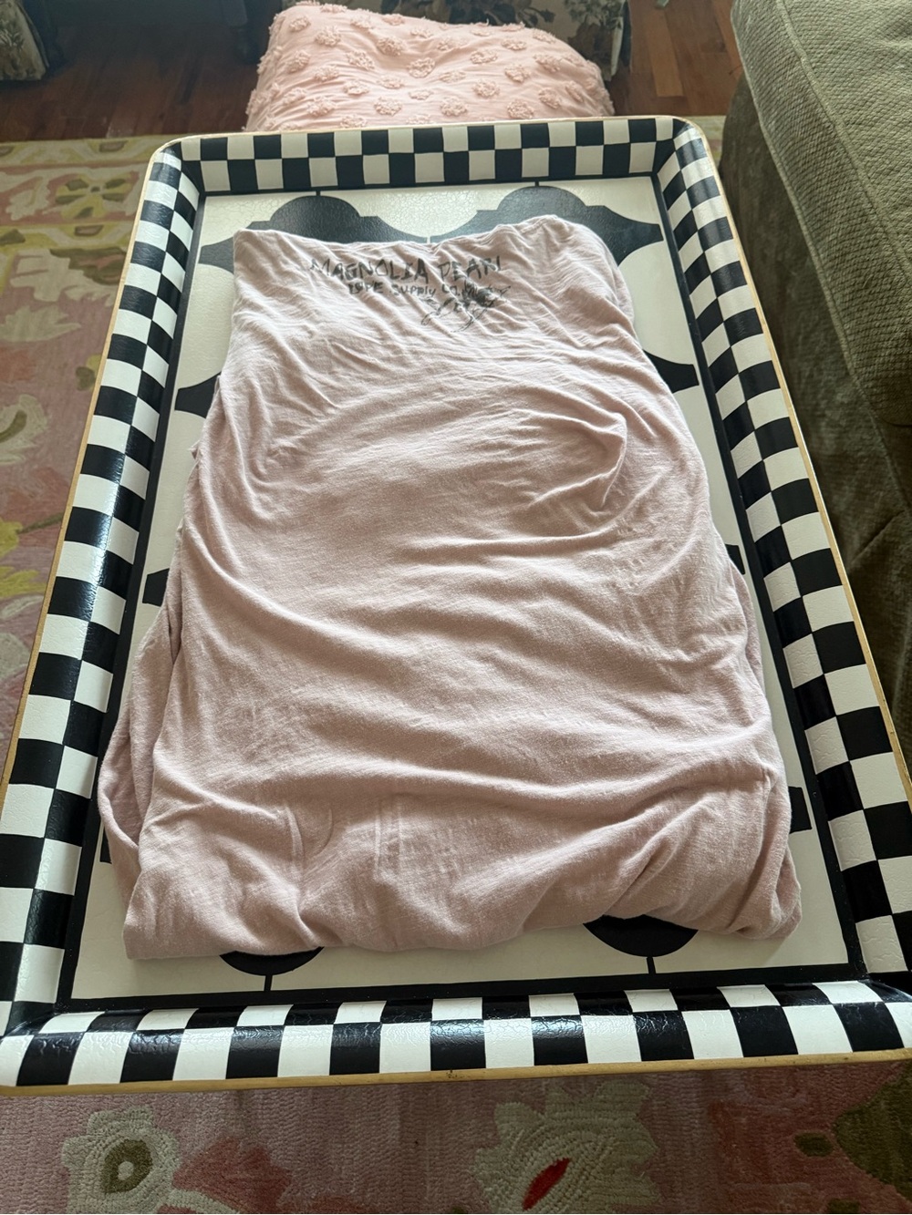 Magnolia Pearl Dusty Pink Hooded Graphic Long-Sleeve Shirt - Picture 2 of 7
